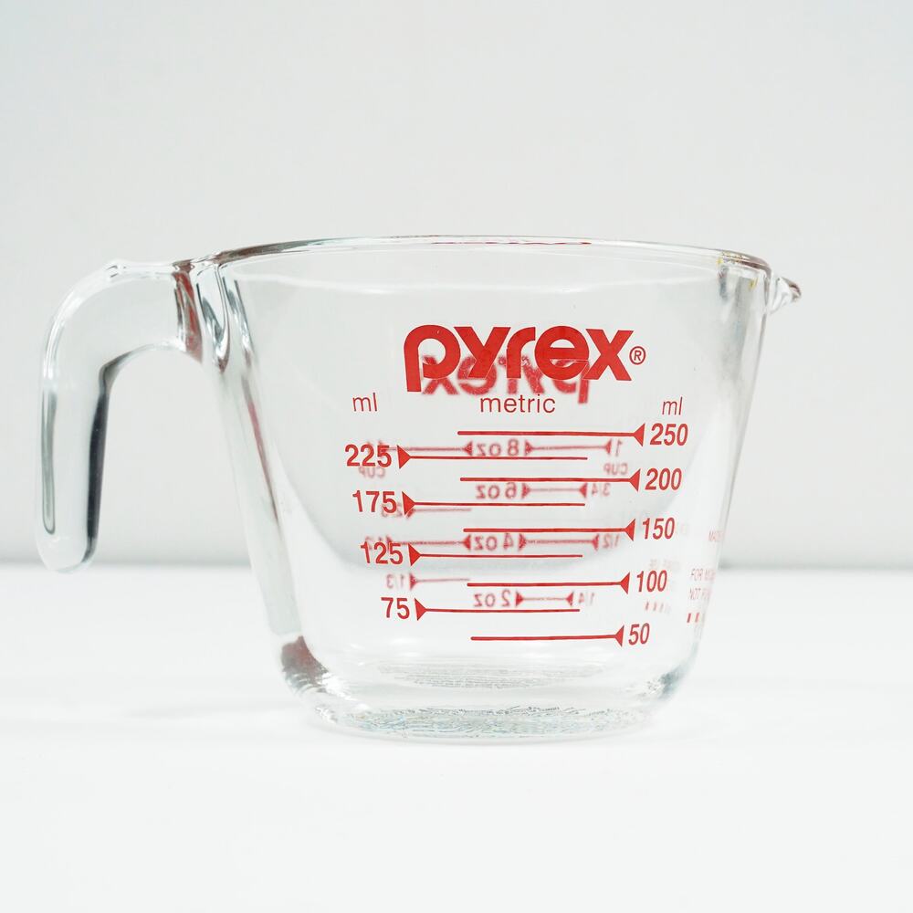 Pyrex Prepware 1-Cup Glass Measuring Cup 250ml Kitchen Baking Measuring Jug